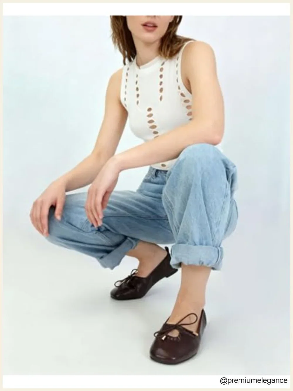 Womens Bow Ballet Flats Cute Square Toe Lace Up Mary Jane Slip On Casual